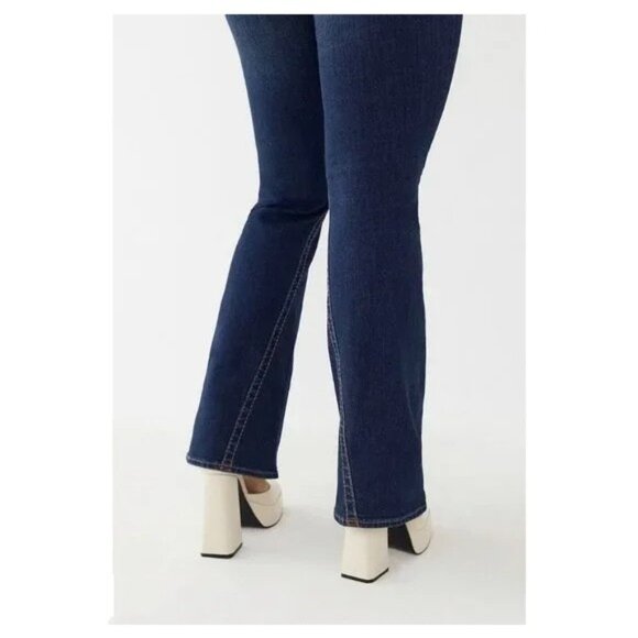 True Religion Joey Big T Stitch Flare Jeans 28" - Picture 3 of 5